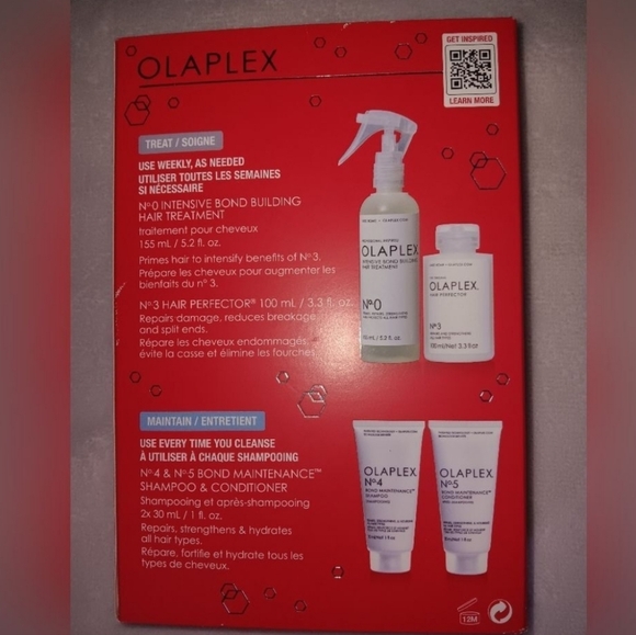 Olaplex Holiday Hair Rescue Kit|Damaged Hair Repair|Bond Rebuilding| New - Picture 3 of 3